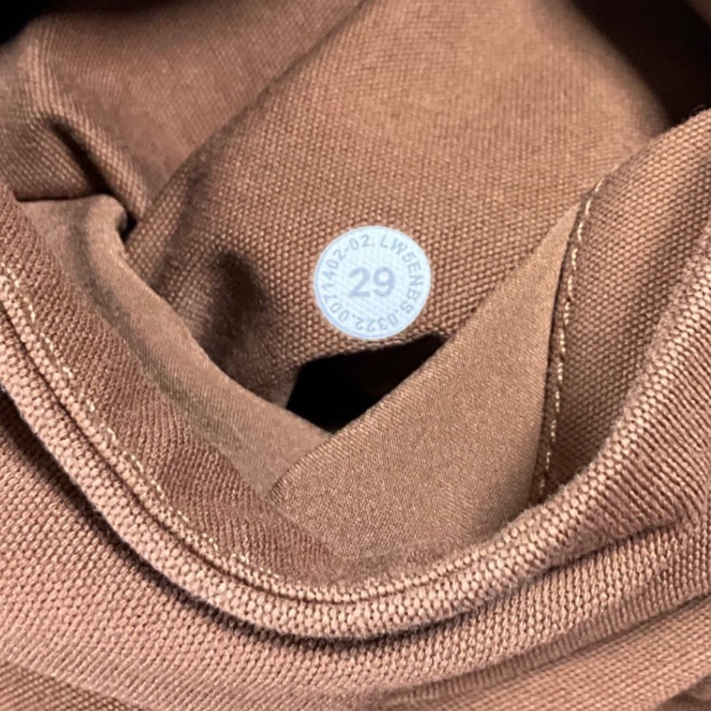 Lululemon Light Utilitech Cargo Pocket High Rise Pants Size 29 Roasted Brown - Picture 4 of 16